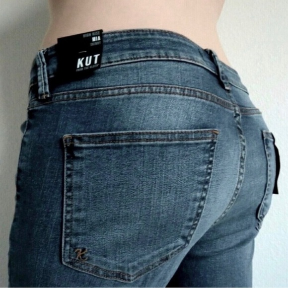KUT from the KLOTH Jeans Women’s Distressed Denim MIA Skinny Plus Size 16P NWT - Picture 1 of 3